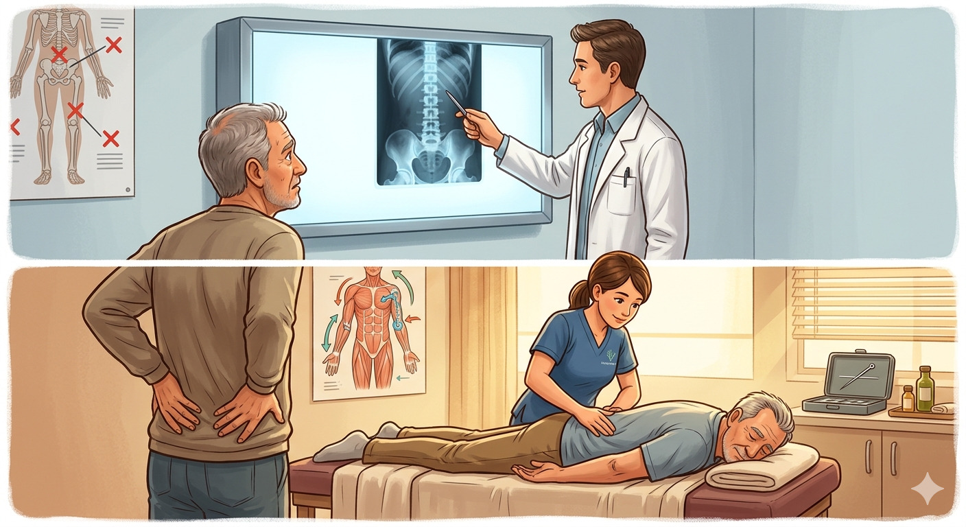 病院（整形外科）と整体院の役割分担